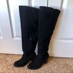 OVER THE KNEE SUEDE BLACK BOOTS | dv from TARGET